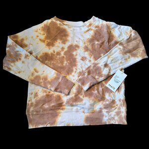 NWT Mate 100% Organic Terry Raglan Grunge Sweatshirt XS